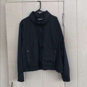 Athleta navy blue military windbreaker jacket size 2X